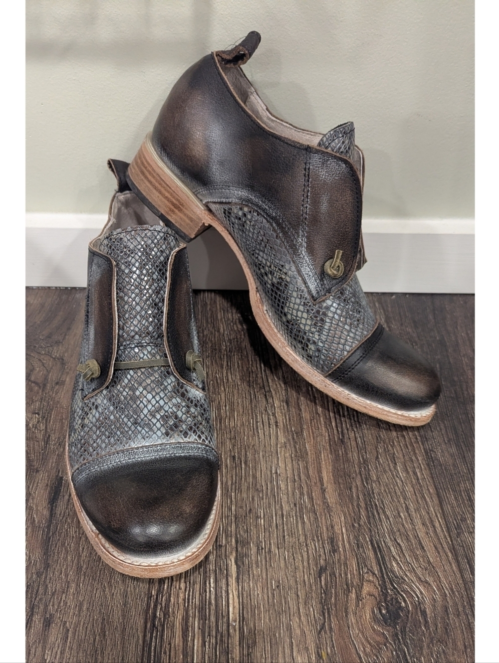 Freebird By Steven Mabel Leather Oxford Shoes Size 12 - Picture 10 of 10